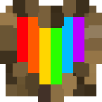 Example image of Rainbow Heart Log