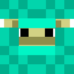 Example image of Shulker (aqua, upsidedown)