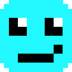 Example image of Emoticon (cyan)