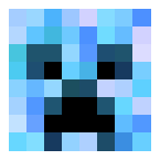 Example image of Creeper (light blue)