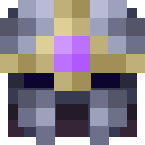 Example image of Knight Helmet (light purple gem)