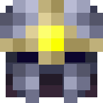 Example image of Knight Helmet (yellow gem)