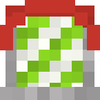 Example image of Firework Rocket (white / lime)