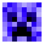 Example image of Creeper (blue)