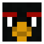 Example image of Angry Bird (black)