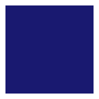 Example image of Midnight blue (#191970)