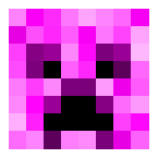 Example image of Creeper (magenta)