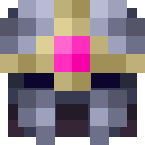 Example image of Knight Helmet (pink gem)