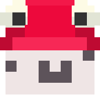 Example image of Froggy Hat (red)